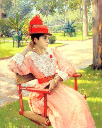 Nachmittag im Park von William Merritt Chase